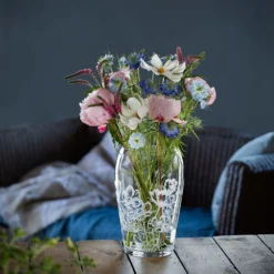 Bloom Wide Vase Bees & Cosmos -The Clinksy Sales Store bloom wide vase