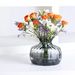 Cushion Medium Smoke Vase -The Clinksy Sales Store cushion vase grey mood 006