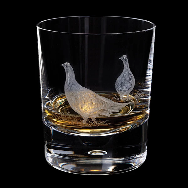 Hand Engraved Grouse Tumbler 2 Hand Engraved Grouse Tumbler - Image 2