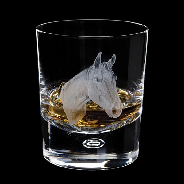 Hand Engraved Horse Tumbler 2 Hand Engraved Horse Tumbler - Image 2