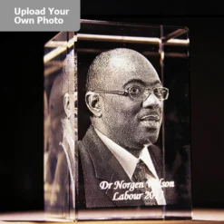 Medium Laser Photo Gift Block - Tower (Free Text Engraving Available) - Standard Delivery Will Be 3 Working Days. -The Clinksy Sales Store laser tower4