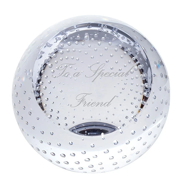 Clear Blank Paperweight 2 Clear Blank Paperweight - Image 2