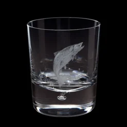 Hand Engraved Salmon Tumbler