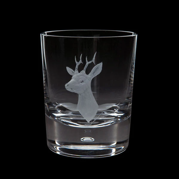 Hand Engraved Game Roebuck Tumbler 1 Hand Engraved Game Roebuck Tumbler