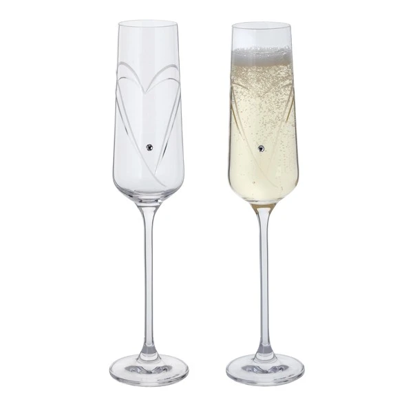 Glitz Romance Champagne Flutes 1 Glitz Romance Champagne Flutes