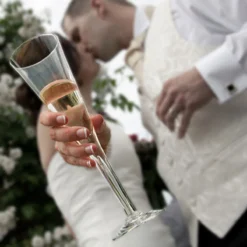 Sharon Champagne Flute, Set Of 2 -The Clinksy Sales Store sharon wedding lr 1