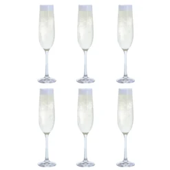 Six Champagne Flute, Set Of 6