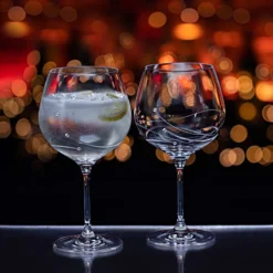 Glitz Gin & Tonic Copa, Set Of 2 -The Clinksy Sales Store st2557 13 n p mood