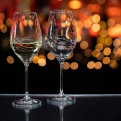 Glitz Wine Glass, Set Of 2 -The Clinksy Sales Store st2557 3 n p mood