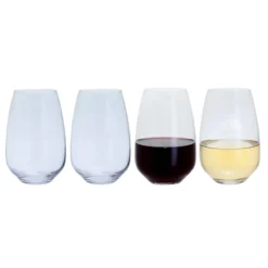 Cheers! Stemless Wine Glass, Set Of 4