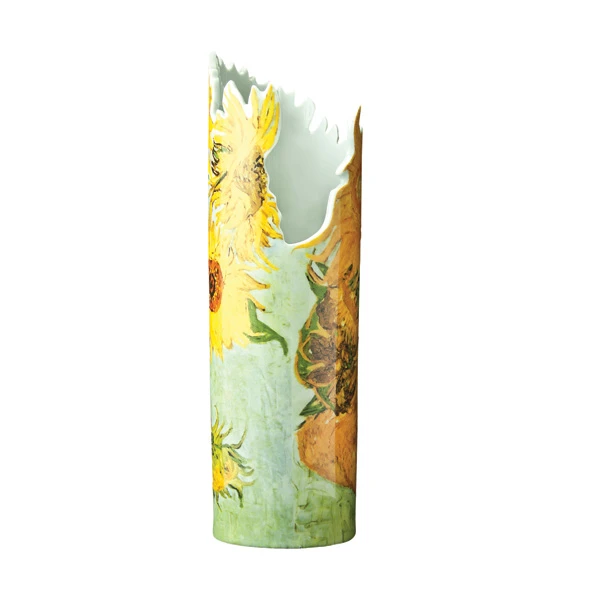 John Beswick Silhouette D'art Vase - Van Gogh Sunflowers 1 John Beswick Silhouette D'art Vase - Van Gogh Sunflowers